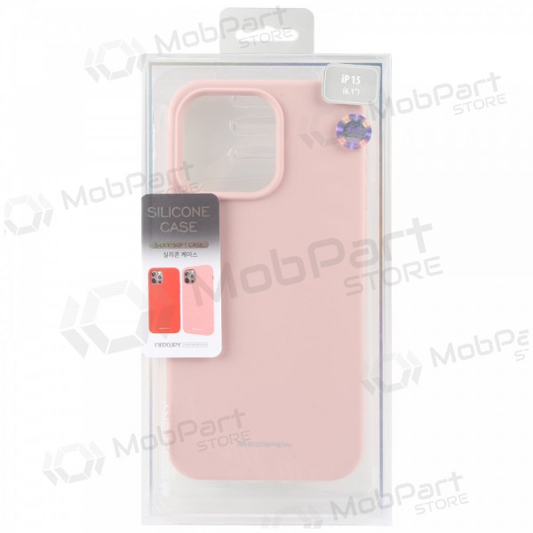 Custodia per Apple iPhone 11 Pro Max Mercury - Silicone Case (sabbia rosa)