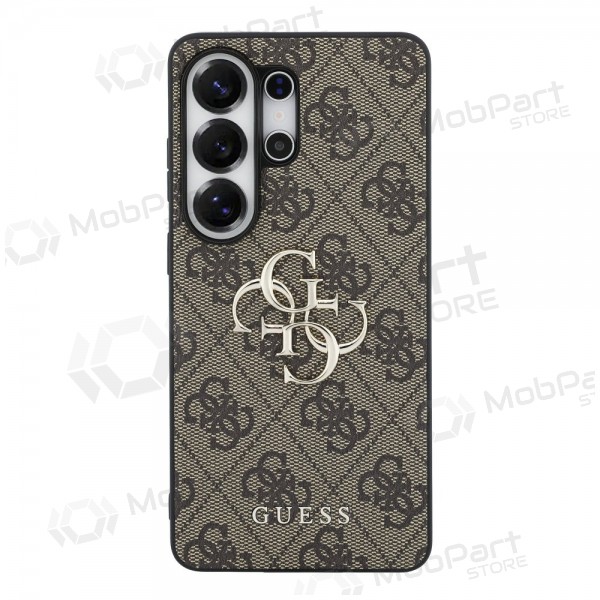 Custodia per Samsung Galaxy S26 Ultra - Guess PU 4G Metal Logo (marrone)