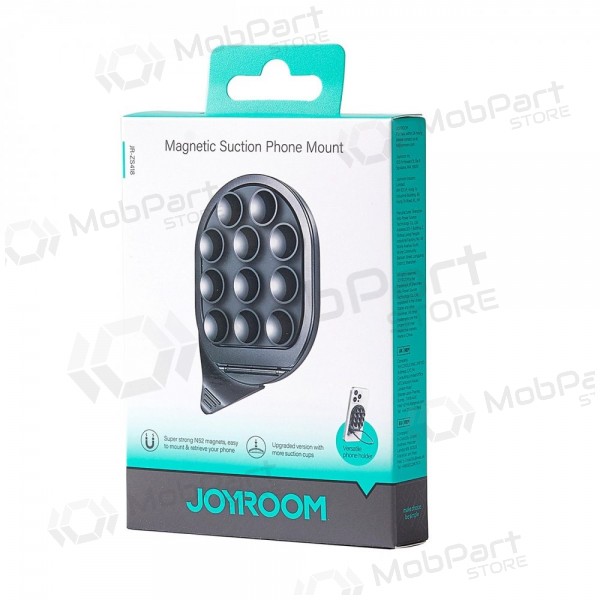 Magnetinis telefono laikiklis su siurbtukais Joyroom JR-ZS418 nero