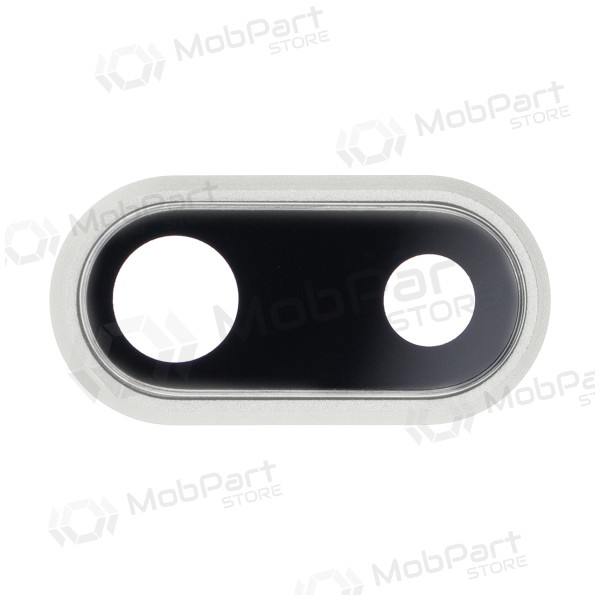 Apple iPhone 8 Plus vetro della fotocamera (d'argento) (con una cornice)