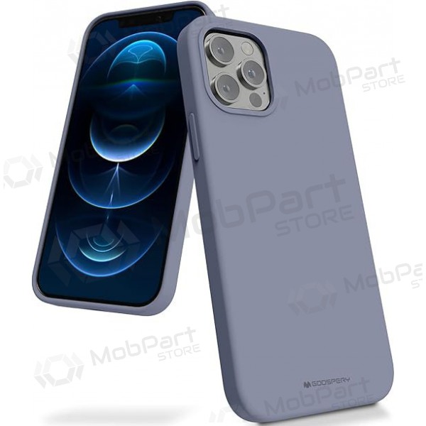 Custodia per Apple iPhone 11 Pro Max Mercury - Silicone Case - (grigio lavanda)
