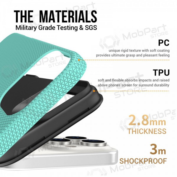 Apple iPhone 15 custodia „Perfectionists“ (verde)