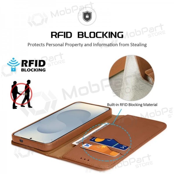 Custodia per Samsung Galaxy S25 Edge - Dux Ducis Hivo (marrone)