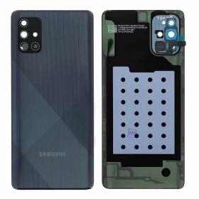 Samsung A715 Galaxy A71 2020 coperchio batteria posteriore nero (Prism Crush Black) (usato grade B, originale)