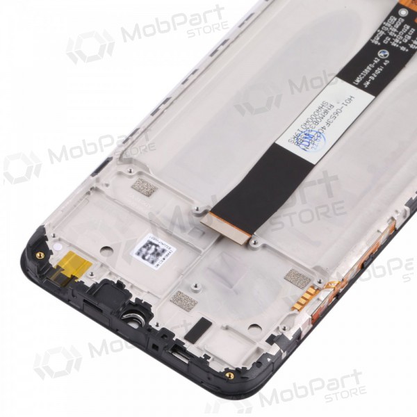 Xiaomi Redmi 9AT schermo / display (nero) (con una cornice) (service pack) (originale)