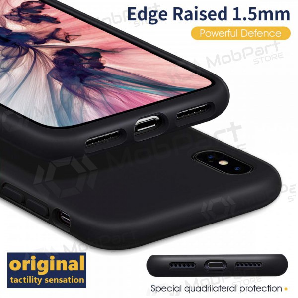 Custodia per Apple iPhone 11 Pro - Liquid Silicone - 2.0mm (nero)