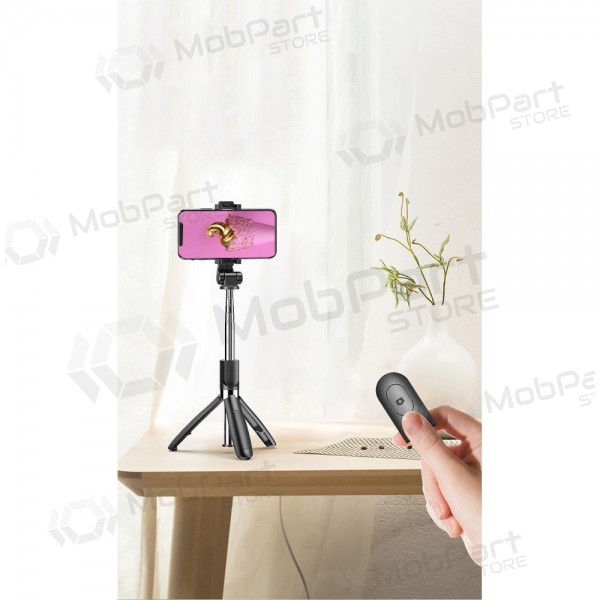 Bastone per selfie XO SS08 Tripod Bluetooth nero