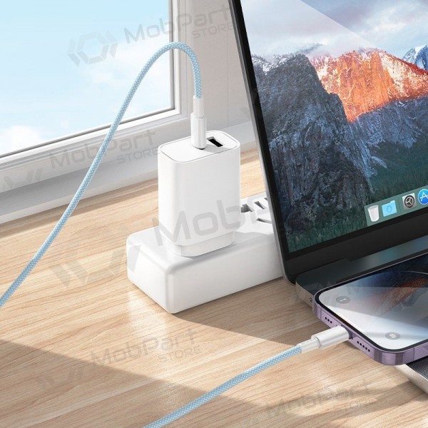 Cavo Lightning Borofone BX117 USB-C a Lightning 1 m PD 27 W bianco