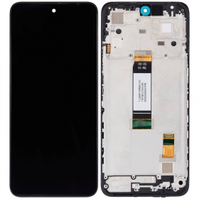 Xiaomi Redmi 12 4G / 12 5G schermo / display (nero) (con una cornice) (originale)