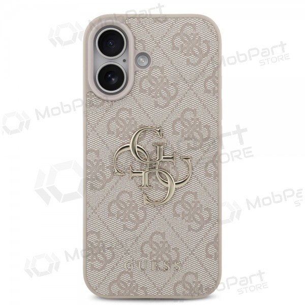 Custodia per Apple iPhone 17 - Guess PU 4G Metal Logo (rosa)