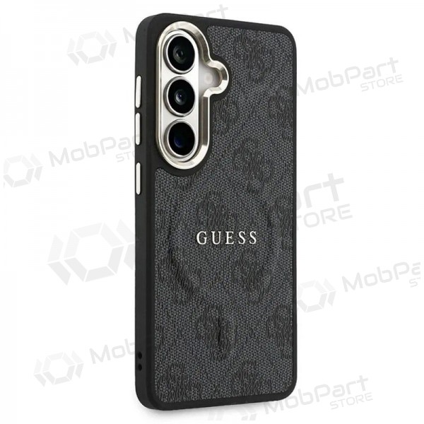 Custodia Samsung Galaxy S26 - Guess PU Leather 4G Gold Frame Magnetic (nera)