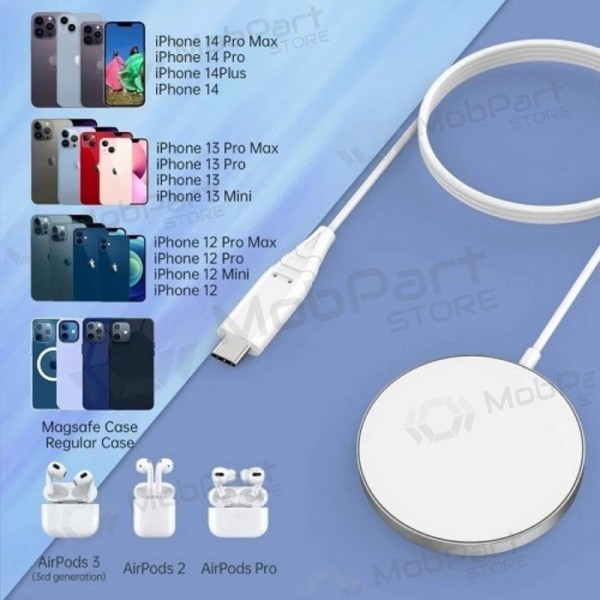 Caricabatterie wireless MagSafe Choetech T518-F 15 W