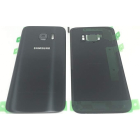 Samsung G930F Galaxy S7 coperchio batteria posteriore (nero) (usato grade A, originale)