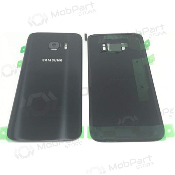 Samsung G930F Galaxy S7 coperchio batteria posteriore (nero) (usato grade A, originale)