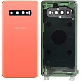 Samsung G973 Galaxy S10 coperchio batteria posteriore rosa (Flamingo Pink) (usato grade C, originale)