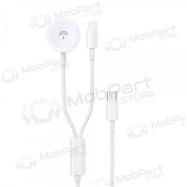 Cavo USB-C Dudao A12MAX-2in1 USB-C a iWatch / Lightning 1.2 m