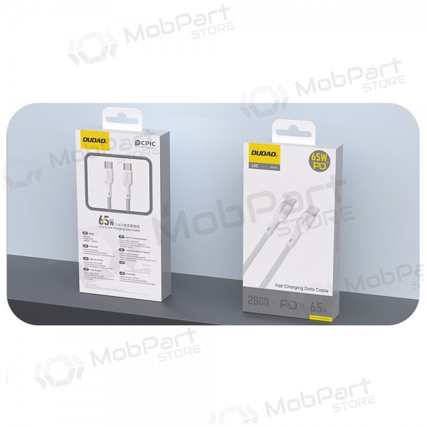 Cavo USB-C Dudao L9C USB-C a USB-C 1 m 65 W bianco
