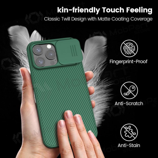 Apple iPhone 15 Pro custodia „Nillkin CamShield Pro“ (verde)