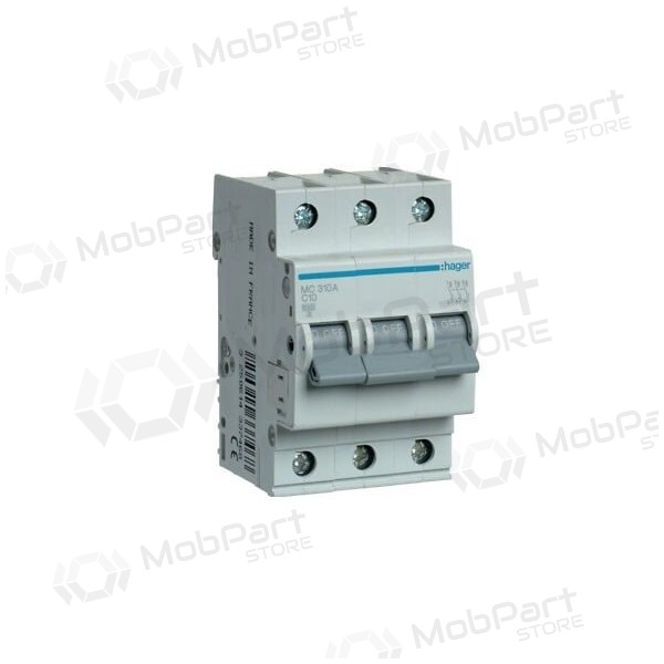 Automatinis jungiklis Hager MC332 (32A, 3P, 400V, 6kA)