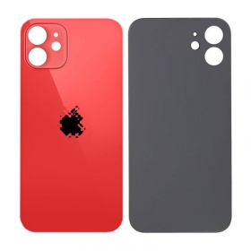 Apple iPhone 12 coperchio batteria posteriore (rosso) (bigger hole for camera)