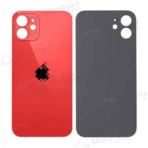 Apple iPhone 12 coperchio batteria posteriore (rosso) (bigger hole for camera) Apple iPhone 12 coperchio batteria posteriore (rosso) (bigger hole for camera)