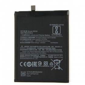 Xiaomi Redmi Mi A2, Mi 6X batteria, akumuliatorius (BN36)