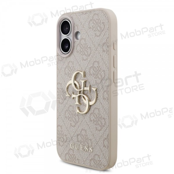 Custodia per Apple iPhone 17 - Guess PU 4G Metal Logo (rosa)