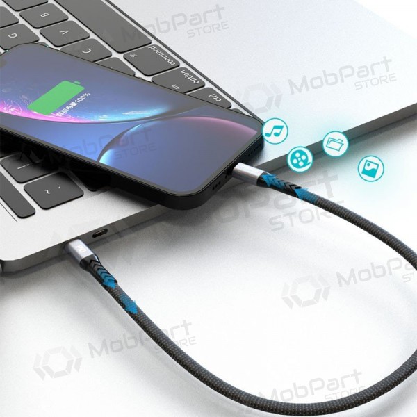 Cavo Lightning Dudao L10P USB-C a Lightning 0.23 m 20 W nero