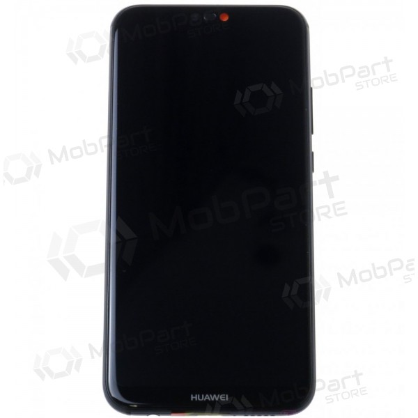 Huawei P20 Lite schermo / display (nero) (con una cornice e batteria) (service pack) (originale)