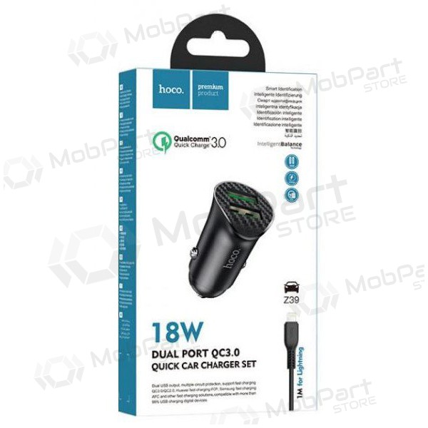 Caricatore per auto HOCO Z39 USB + 