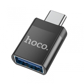 Adattatore USB-C Hoco UA17 da USB-C a USB-A nero