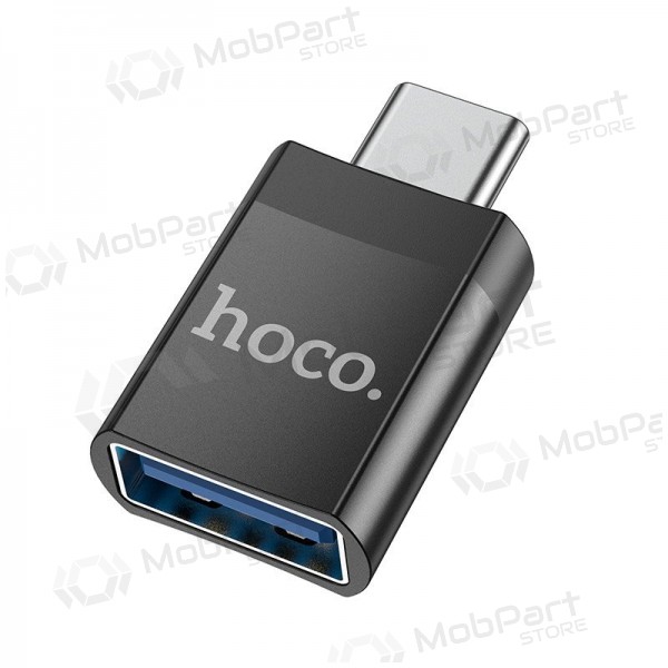 Adattatore USB-C Hoco UA17 da USB-C a USB-A nero