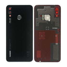 Huawei P20 Lite coperchio batteria posteriore nero (Midnight Black) (usato grade B, originale)