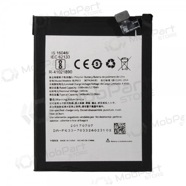 OnePlus 3T (BLP633) batteria / accumulatore (3400mAh)