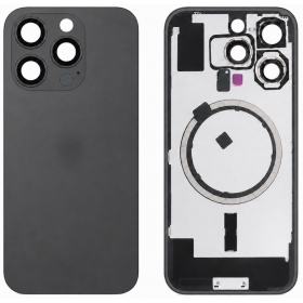 Cover posteriore per Apple iPhone 16 Pro (nero) (Premium)