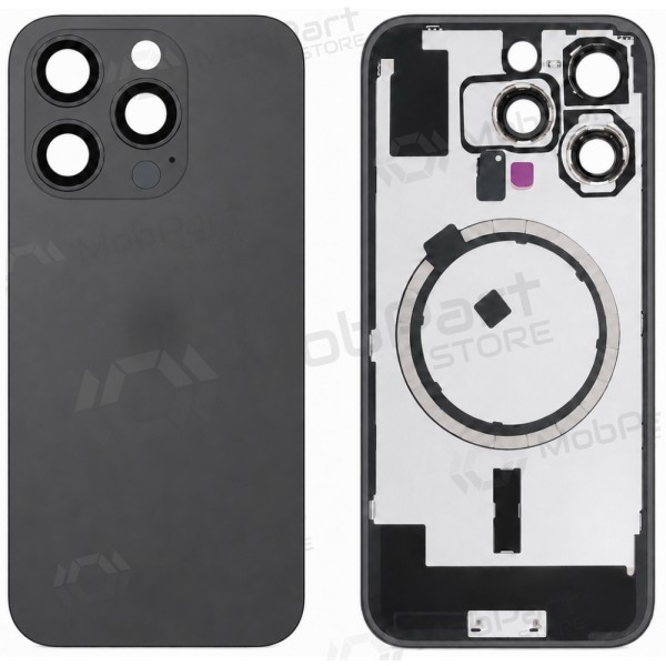 Cover posteriore per Apple iPhone 16 Pro (nero) (Premium)