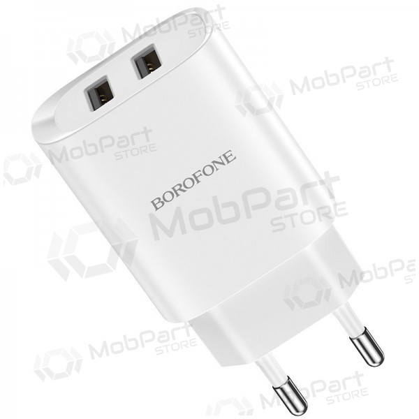 Caricatore Borofone BN2 2xUSB 2.1A (bianca)