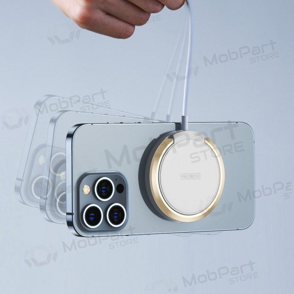 Caricatore senza fili DUZZONA W1 MagSafe 15W (bianca)
