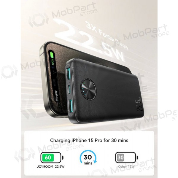 Batteria esterna Power Bank Joyroom JR-PBF15 22.5W 10000mAh nero Batteria esterna Power Bank Joyroom JR-PBF15 22.5W 10000mAh nero