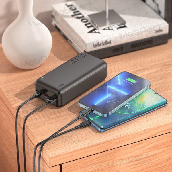 Batteria esterna Power Bank Hoco J101B PD 20W+Quick Charge 3.0 22.5W 30000mAh nero Batteria esterna Power Bank Hoco J101B PD 20W+Quick Charge 3.0 22.5W 30000mAh nero