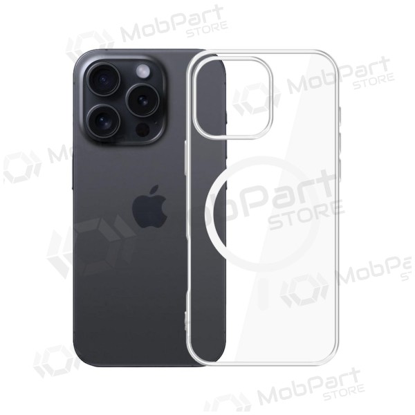 Custodia per Apple iPhone 16 Pro - 3MK Clear MagCase (trasparente)