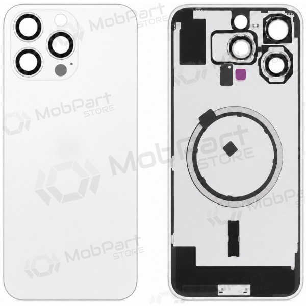 Cover posteriore per Apple iPhone 16 Pro Max (bianco) (Premium)