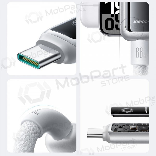 Cavo USB-C Joyroom S-A55 StarFlight da USB-A a USB-C 1,2 m 66 W bianco