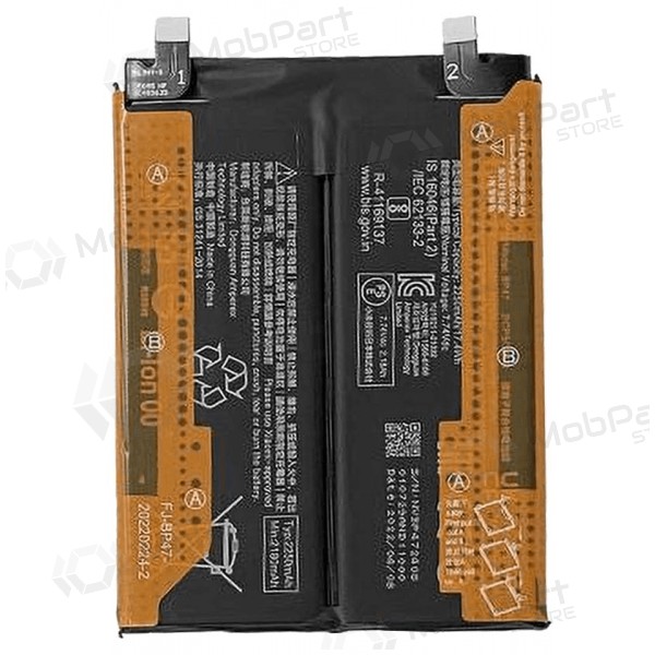 Batteria Xiaomi Redmi Note 11 Pro+ 5G, accumulatore (BP47) (originale)