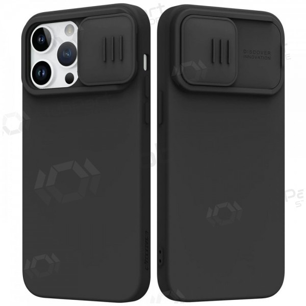 Apple iPhone 15 Pro Max custodia „Nillkin Silicone“ (nero) Apple iPhone 15 Pro Max custodia „Nillkin Silicone“ (nero)