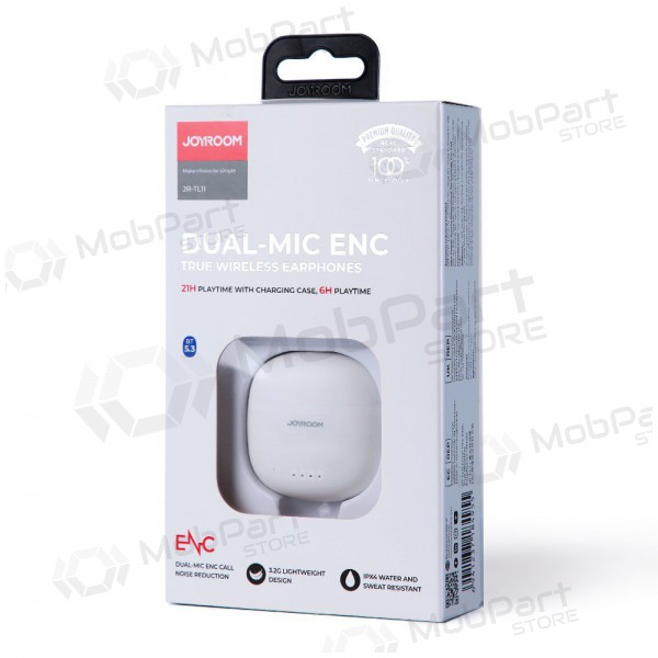 senza fili mani libere Joyroom TWS JR-TL11 ENC (bianco)