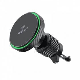 Automobilinis laikiklis-caricatore Acefast D33 MagSafe 15W nero