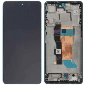 Xiaomi Poco F5 5G schermo / display (blu) (con una cornice) (originale)