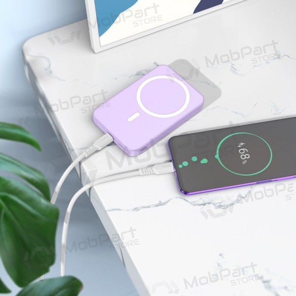 Batteria esterna Power Bank Hoco J109 PD20W Magnetic 5000mAh bianco