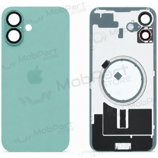 Cover posteriore per Apple iPhone 16 (turchese) (Premium)